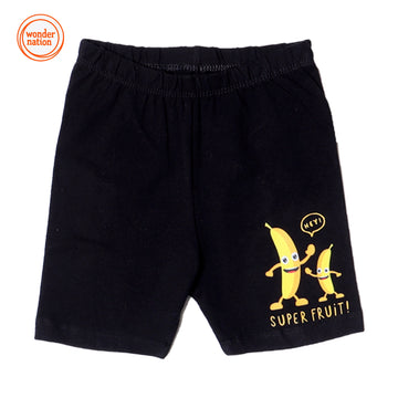 KIDS PLAY SHORT BLACK BANANA - WONDER NATION